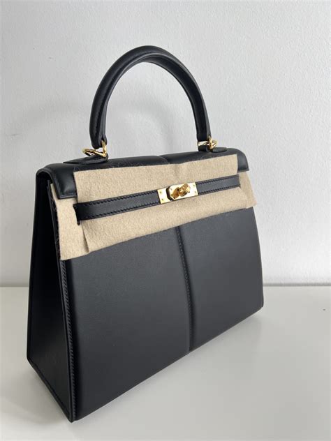 hermes kelly 25 black gold hardware|hermes kelly couture.